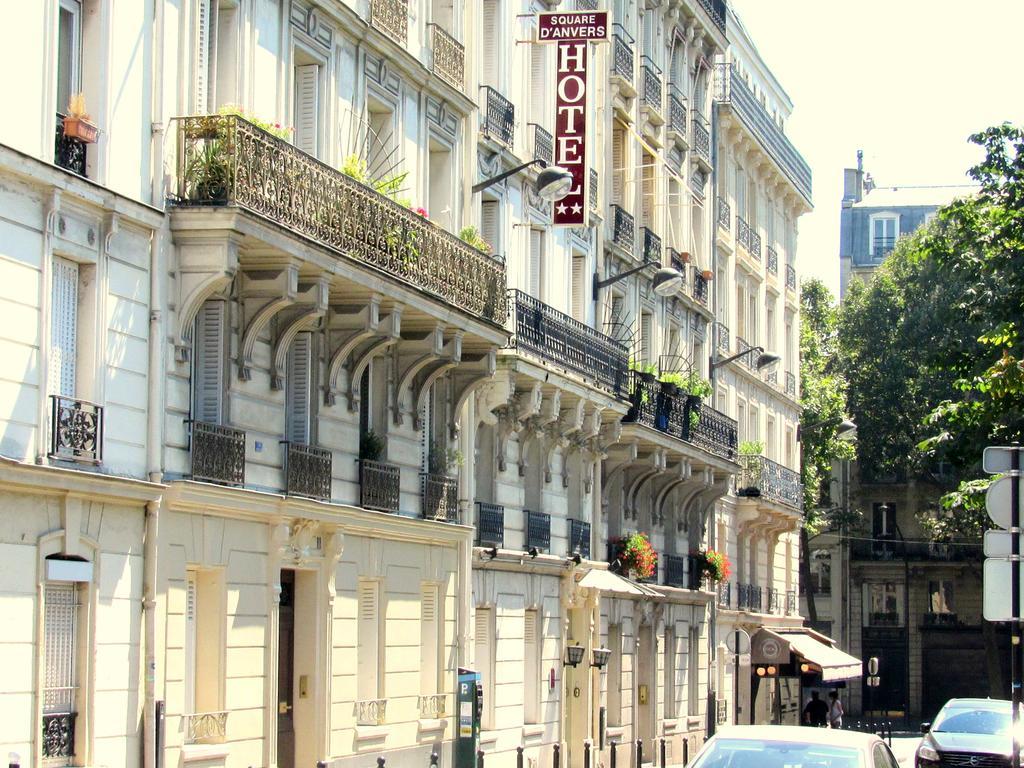 Hotel Du Square D'Anvers Paris Eksteriør bilde